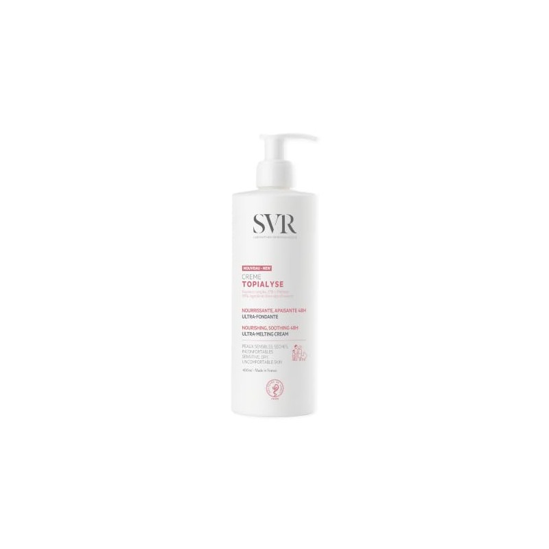 SVR Topialyse Crema Corporal Hidratante Para Piel Seca, 400 ml