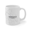 Huntsville, Alabama AL Map Mug (11 oz)