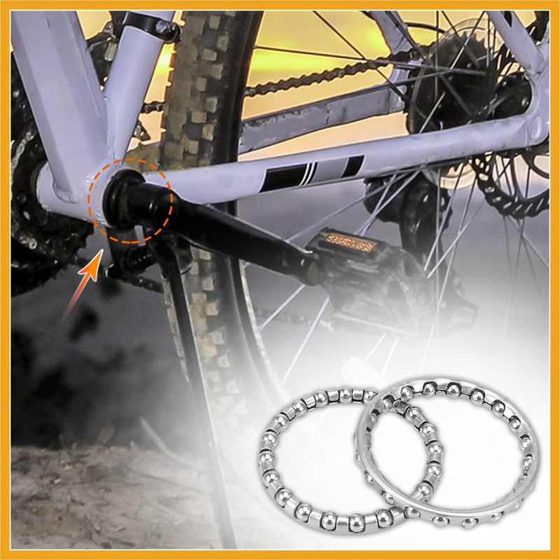 Partuto 10pcs 40mm x 20 Bicycle Ball Bearings Crank Wheel