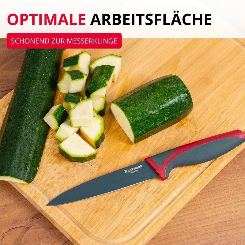 Westmark Bamboo Chopping Board - High Quality Chopping Mat with