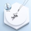 AIWENXI Dragonfly Urn Necklaces for Ashes Cross Infinity Cremation Jewelry