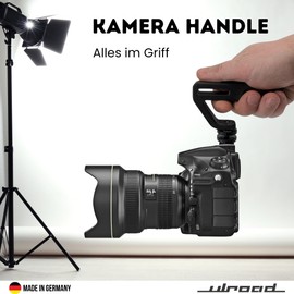 ULROAD Camera Handle Top Handle for Hot Shoe Compatible with Canon Nikon Sony Universal Video Rig Cold Shoe for DSLR Cameras Top Handle Camera Cage