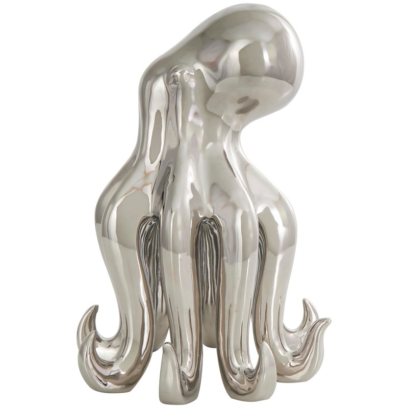 Deco 79 Ceramic Octopus Decorative Sculpture Tall Standing Home Decor