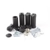 Companyblue Black Brackets for Heated Towel Rail Radiators Universal Curved