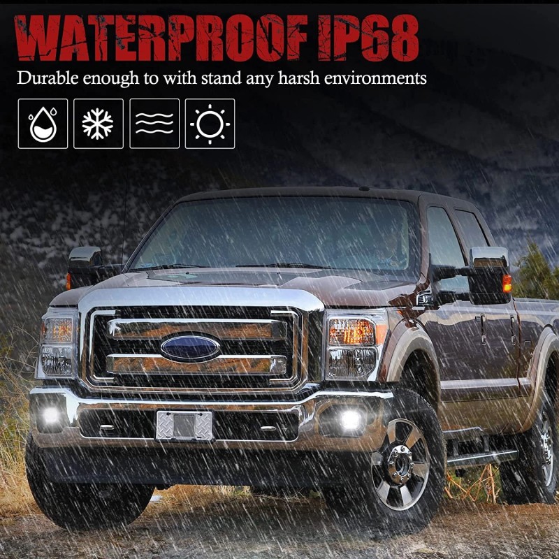 BUNKER INDUST LED Fog Light with Daytime Running Lights for