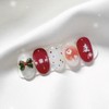 [Handmade Nail Tips] Merry Mary Nail Tips - Short Grass