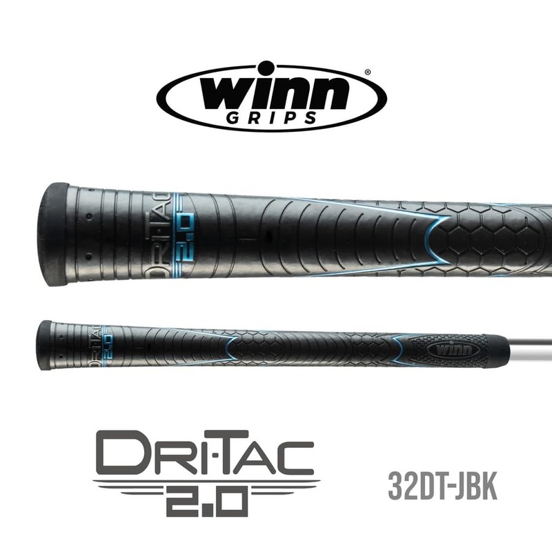 Winn Grips 62DT-JBK Dri-Tac 2.0 Series Advance Polymer Technology, paquete