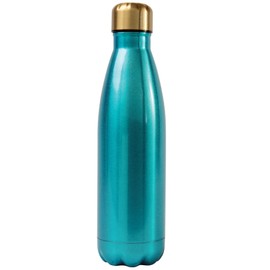 Karma, Stainless Steel Water Bottle 16oz/473ml, Sports Water Bottles, Insulated Water Bottle, Turquoise