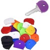 32Pcs Rubber Keycaps Silicone Key Identifier Caps Coloured Key Covers,Half