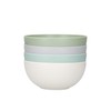KitchenCraft Colourworks Plastic Bowls, Unbreakable Pasta Bowls, Lightweight Shatter-Proof Melamine,