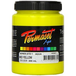 Permaset Aqua, Standard Colors, 300ml, Mid Yellow (P000907)