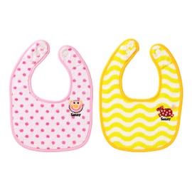 SASSY 4943169200248 Sassy Towel and Bib Set, Pink
