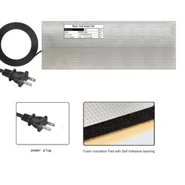 H&G lifestyles RV Holding Tank Heater Pad Use with Up to 50 Gallons Fresh Water 120V 7-1/4"x25" Holding Tank Heating Pad with Constant temperature heating plate (Pack of 2 )