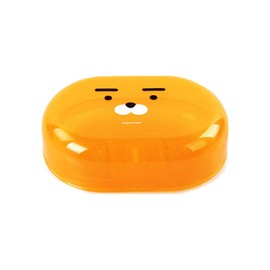 KAKAO FRIENDS Kakao Talk Face Soap Dish Case for Shower Bathroom (Ryan)