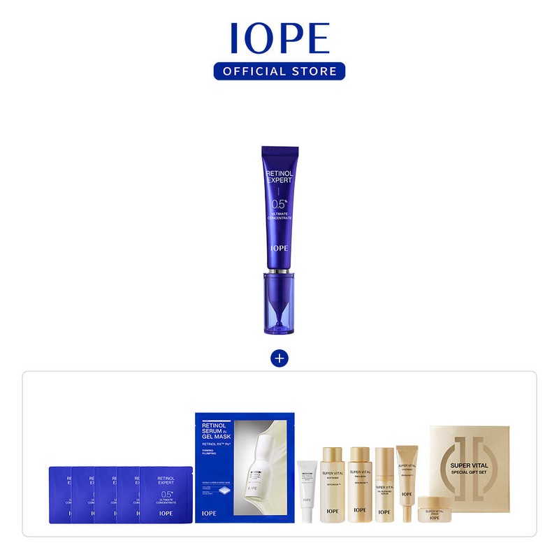 IOPE Retinol Expert 0.5% Ultimate Concentrate 15ml / 아이오페 레티놀