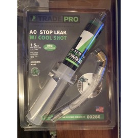 Trade Pro A/C Stop  Leak W/ Cool Shot 1.5oz for 1-6 ton systems 00286
