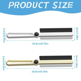 EIHI 2 Pieces Multifunctional Cleaning Brush Corner Cleaning Brush Bathroom Gap Cleaning Brush Groove Gap Window Door Rail Scrubber Brushes