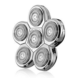 Bald Razor Men's Replacement Shaving Head for Bald Razor Men, Kibiy 6D Replacement Head for Head Shaver, Replacement Blades for Gltazen Razor, Shaving Head Only