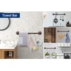 NearMoon 5-Pieces Industrial Pipe Bathroom Hardware Set, Include 18 Inch