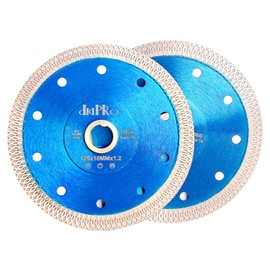 Diapro Tile Blade Super Thin Diamond Porcelain Saw Blade for Tile Porcelain Ceramic (5"-2pc)