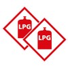 2 x Printwhizz Ltd LPG Warning Sticker Campervan 2 Off