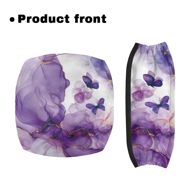 LedBack Rollator Walker Accessories for Walkers Purple Butterfly Marble Walker