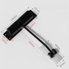 Automatic Spring Door Closer, Adjustable Door Spring Closer for Interior