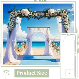 Yaocom 10 Pcs Shepherds Hooks for Outdoor 35 Inch Bird Feeder Poles Metal Shepherds Hook Plant Hangers Outdoor Wedding Hanging Plant Stand for Lights Mason Jars Lanterns Garden Stakes Decor, White