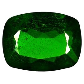 1.27 ct Cushion Cut (8 x 6 mm) Russian Chrome Diopside Natural Loose Gemstone