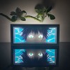 ping 3D Animal Paper Light Box Cut UV Printing Demon