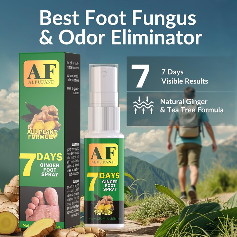 7 Day Foot Spray for Smelly Feet & Foot Odor–
