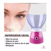 Muye Limpiador Facial Ultrasónico 3-1 + Vaporizador Sauna