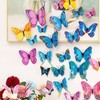 24PCS 3D Butterfly Wall Sticker Decor,3D Butterflies Stickers for Party