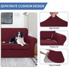 JIVINER 3 Pieces Couch Covers for 2 Cushion Couch Stretch