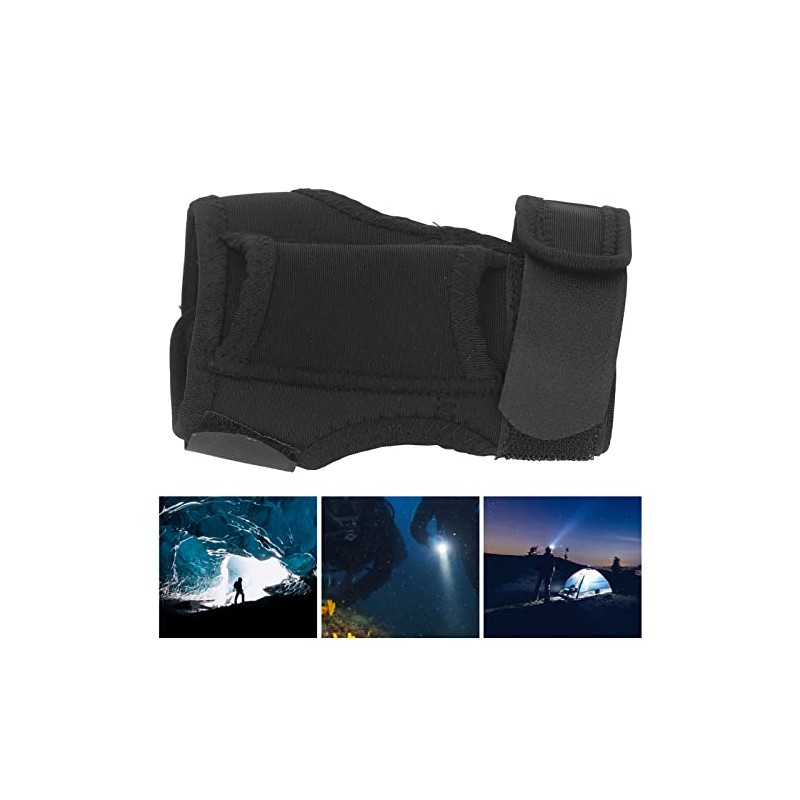 FTVOGUE Wrist Torch Sleeve Diving Torch Arm Mounting Bracket Adjustable