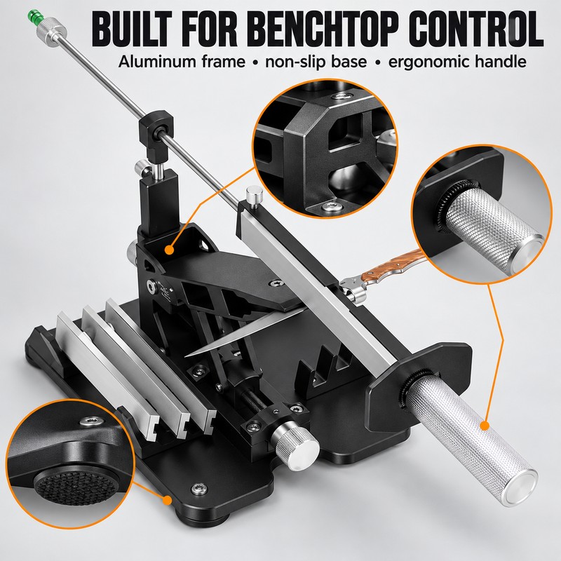 GEN2 Precision Knife Sharpening System with Adjustable 10–30° Angle and