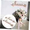 Mipcase 3sets His and Hers Wedding Chair Sign Decor for