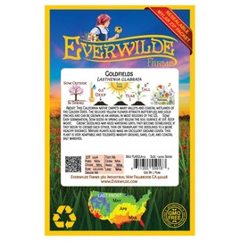 Everwilde Farms - 2000 Goldfields Native Wildflower Seeds - Gold Vault Seed Packet