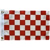 NWFlags Red & White Checkered Flag 18" x 12" 75d