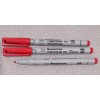 Staedtler Lumocolor Universal Non-Permanent 3 Piece Red 1.0mm Medium 315