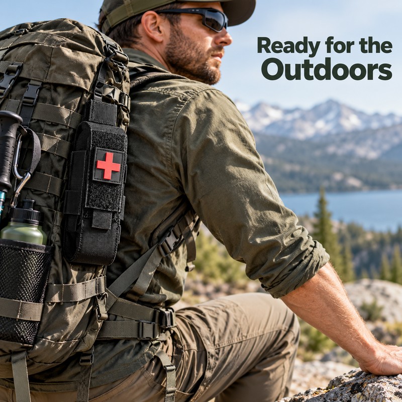 Emergency First Aid Pouch Set for Outdoor Use – MOLLE