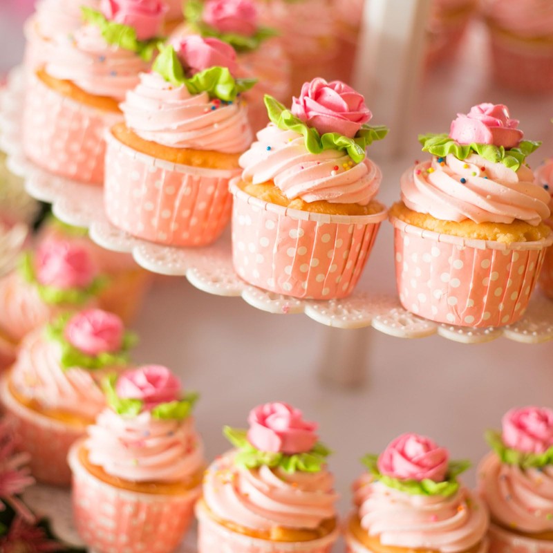 sourcing map 50 Set Cupcake Liners with Dome Lids, Muffins