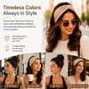 10cm Wide Hair Bands for Women, 2-Piece Set of Stretchy