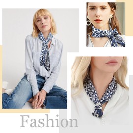 SPFASZEIV 100% Natural Mulberry Silk Scarf Women's 68 x 68 cm Square Silk Scarf Lightweight Neckerchief Silk for Women, Yhps