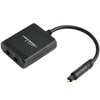 KabelDirekt Optical Audio Splitter – 1 in 2 Out Toslink