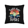 Funny Tonsillectomy Recovery For A Tonsils Removal Survivor Throw Pillow