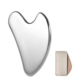 Stainless Steel Gua Sha Facial Tools, Skin Massage Skin Care Gift for Eyes Face Neck Heart Body
