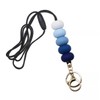 Aslana Badge Lanyards for Women Fashion Silicone Beaded Lanyard Safety