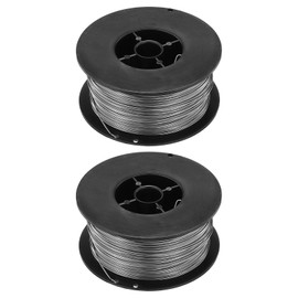 HARFINGTON 2pcs Flux Core MIG Welding Wire E71TGS .039Inch 2 Pound Spool Low-Carbon Mild Steel MIG Wire with Low Splatter for All Position Gas Welding