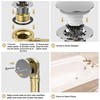 Sogmeter Chrome Plated Tub Drain Kit with Hair Catcher, Premium